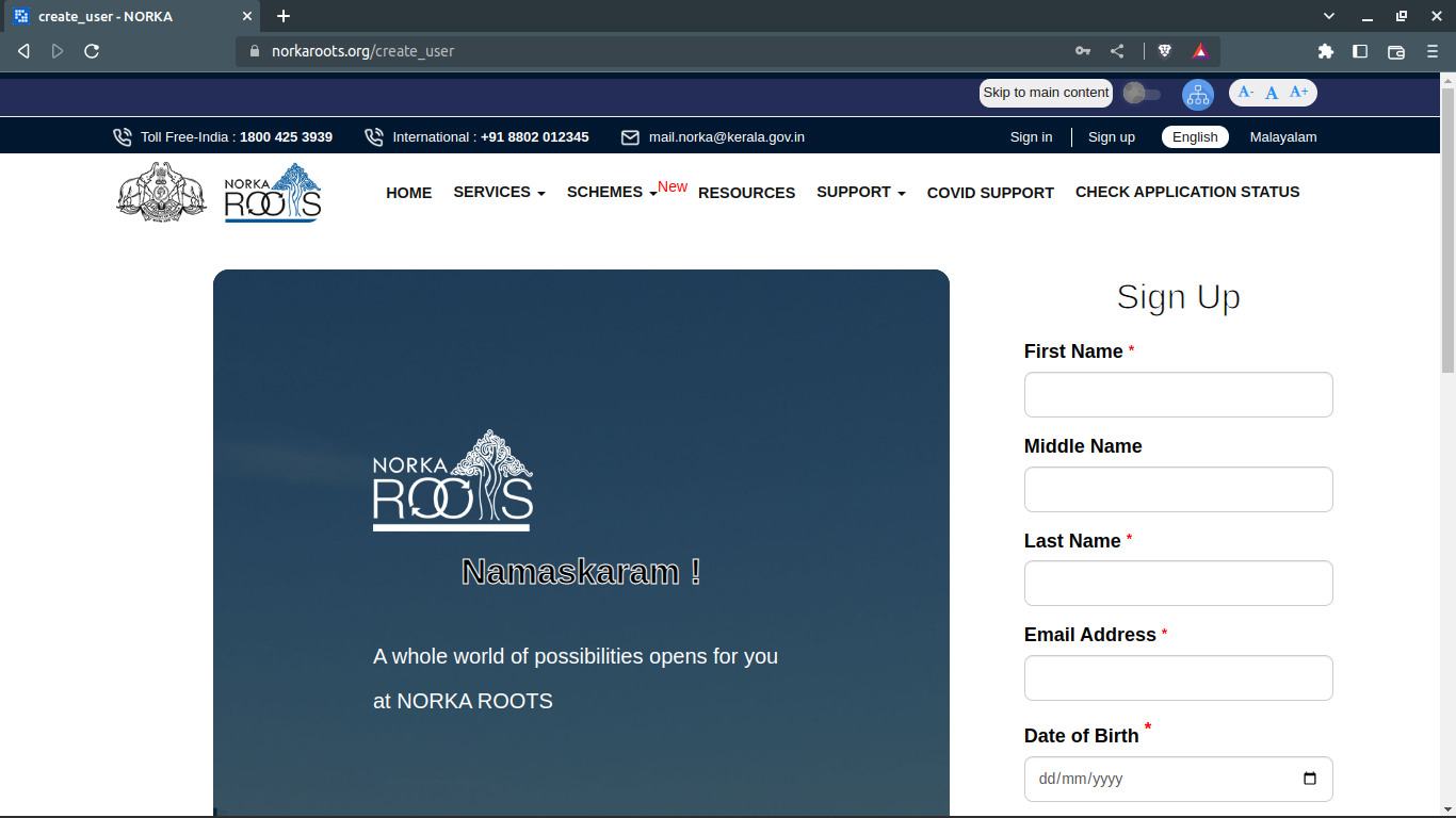 norka roots sign in page